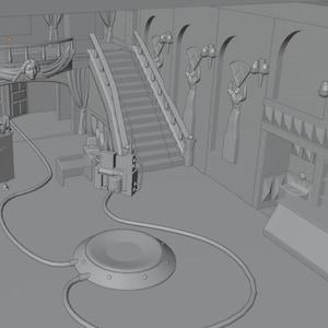 Kino der Toten STL | Zombie Map 3D Print File | Gaming Diorama STL | Zombies Inspired Model