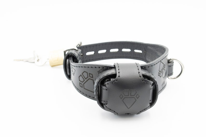 Premium Leather Locking Shock Collar Two Bracelets Custom Etsy