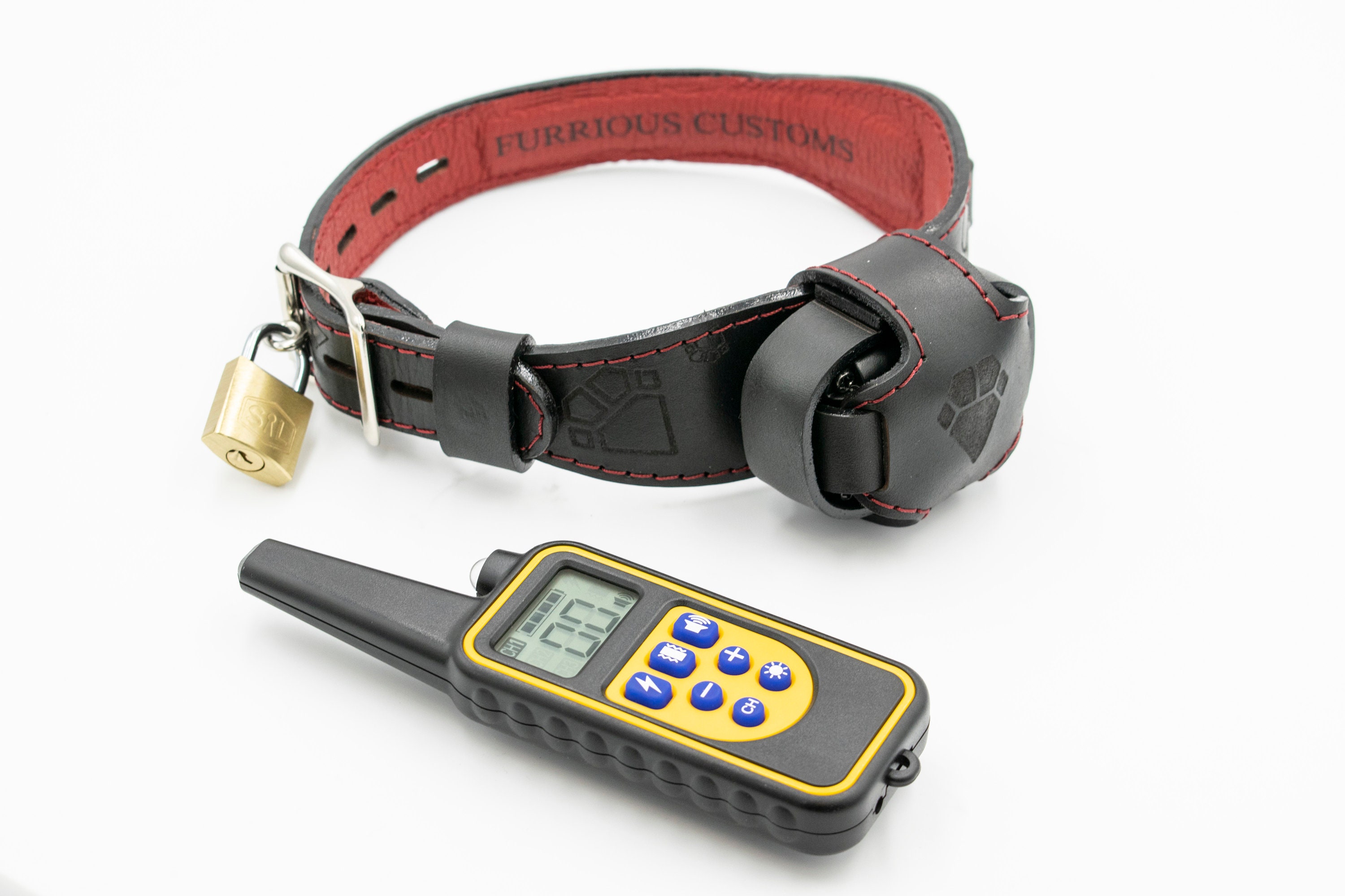 Slideshow shock collar on balls.