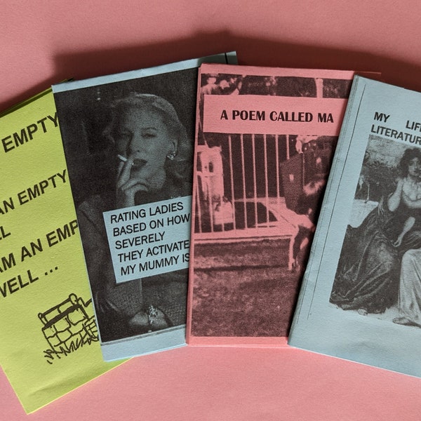 Digital zines x4 bundle pack - printable