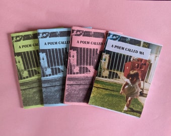 A Poem Called Ma poetry zine - printable