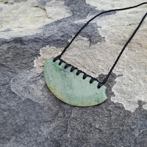 New Zealand Greenstone Pounamu breastplate necklace