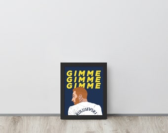 Dejan Kulusevski Tottenham Hotspur Football Poster Print