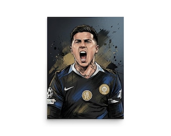 Enzo Fernández | Chelsea FC Sketch Poster | Art Poster