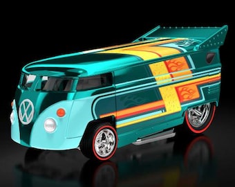 ホットウィール　VW /DB The Candy striper type II 2021 Hot Wheels RLC Exclusive Candy Striper Volkswagen Drag