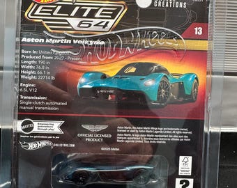Hot Wheels Elite 64 - Aston Martin Valkyrie 2025 - Boîte Scellée - Édition Limitée 1:64