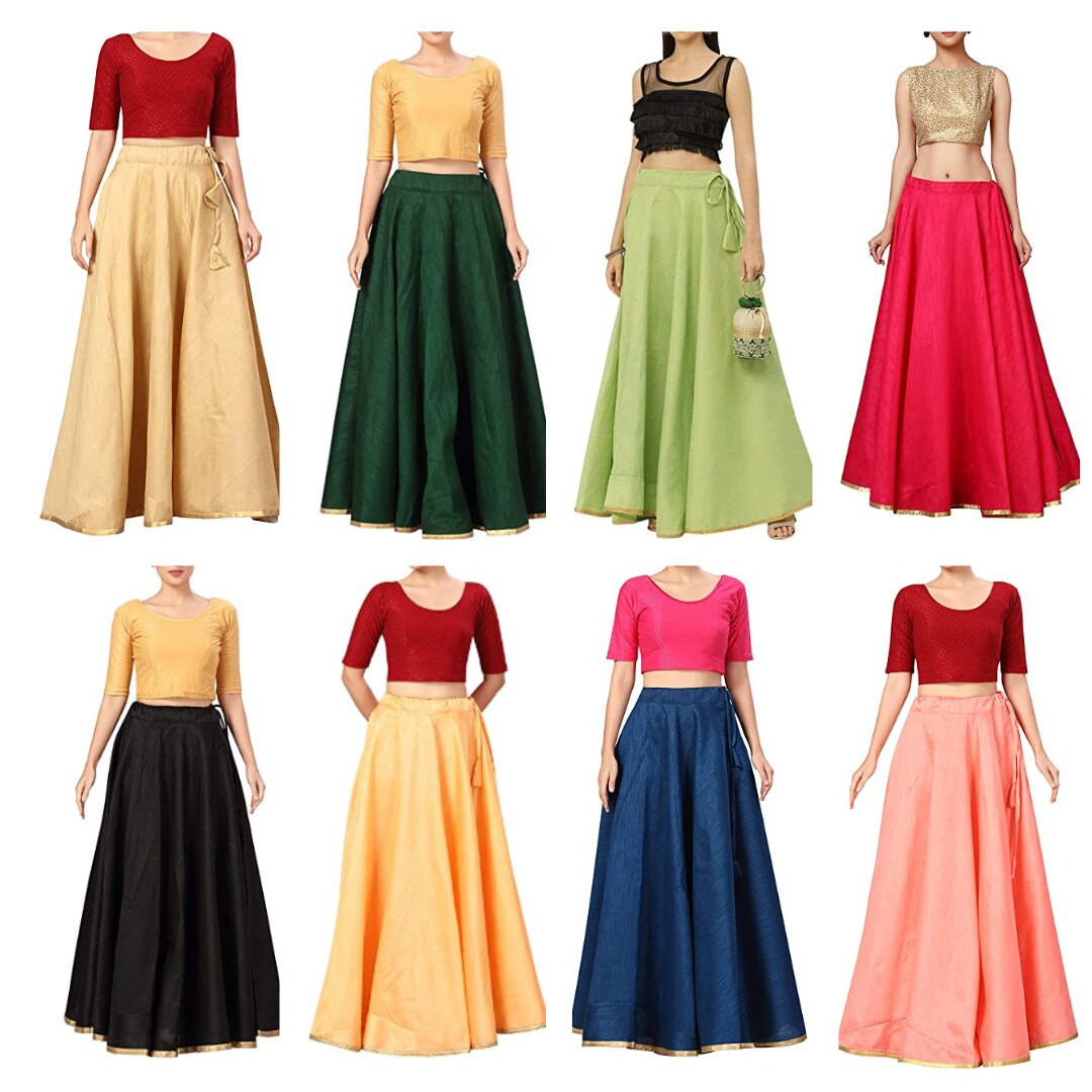 Party wear long skirt cheap dress