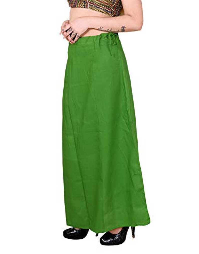 Women Casual Daily Wear Petticoat Cotton Petticoat Readymade Petticoat Indian Sari Underskirt Saree Inner Wear Skirts Petticoat Inskirt image 5