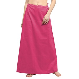 Women Casual Daily Wear Petticoat Cotton Petticoat Readymade Petticoat Indian Sari Underskirt Saree Inner Wear Skirts Petticoat Inskirt image 8
