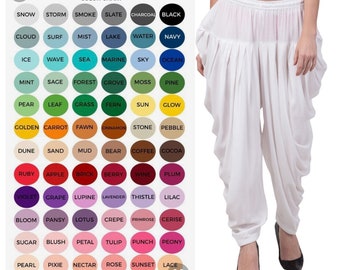 Salwar Punjabi Patiyala pantalón cómodo Harem pantalones túnica gimnasio Yoga trabajo fuera pijama pantalones danza del vientre Salwar para mujeres