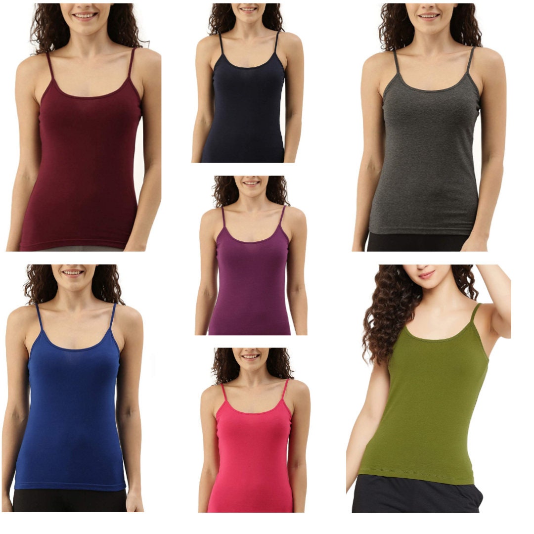 Cleocotton, Girls Tank Top 100% ORGANIC COTTON Cami Tank Top Girls