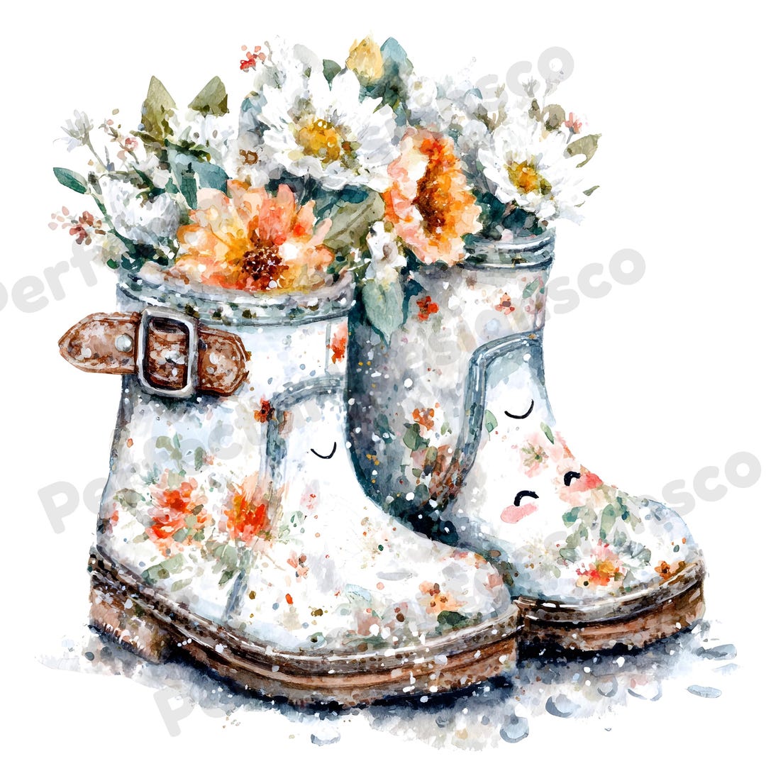 20 Cute Kawaii Spring Clipart, Happy Blooms Art, Floral Decor Art ...