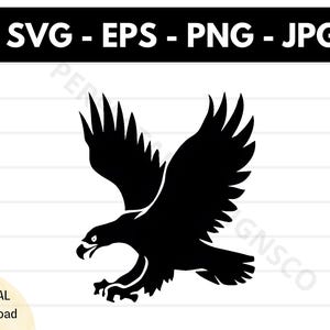 Águia em silhueta de voo arquivo svg, Águia em voo cortando arquivo svg para cricut, Águia contorno clipart svg, Águia vetor svg eps png