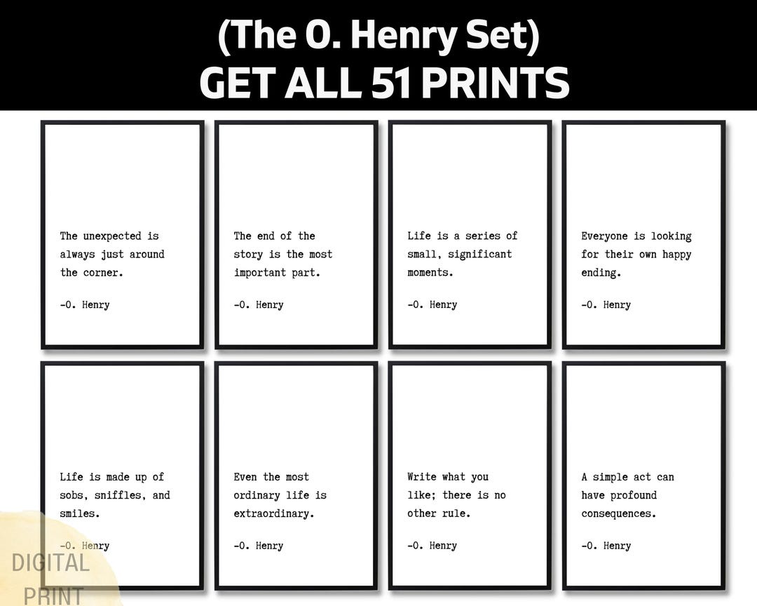 51-o-henry-quotes-printable-author-wall-art-short-story-writer