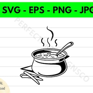 Pot Of Chili Svg File, Pot Of Chili Outline Svg, Pot Of Chili Clipart Svg, Pot Of Chili Svg Cut Files For Cricut And Silhouette Png