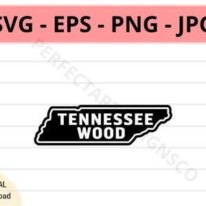 Tennessee hout pictogram Svg gesneden bestand, Tennessee hout symbool, Tennessee hout teken snijden Svg-bestand voor Cricut, Tennessee hout vector Svg Png Eps
