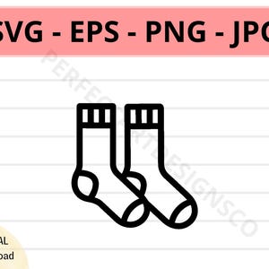Verlorene Socken Symbol geschnitten Datei, Verlorene Socken Zeichen, Verlorene Socken Symbol, Verlorene Socken Schneiden SVG Für Cricut, Silhouette, Vektor