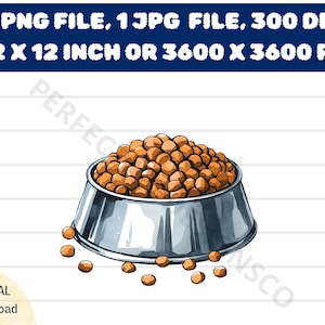Hondenvoer afdrukbare aquarel clipart, hondenvoer hoge kwaliteit transparante achtergrond png en jpg downloaden, hondenvoer png