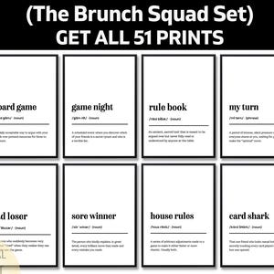 Lustige Brettspiel Nacht Definition Print, Humorvolle Gamer Wandkunst, Geschenk für Brettspiel Liebhaber, Strategiespiel Poster, Familien Spiel Nacht Dekor