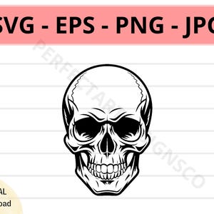 Skull Png Icon Svg Cut File, Skull Png Symbol, Skull Png Sign Cutting Svg File For Cricut, Skull Png Vector Svg Png Eps