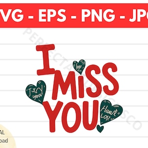 Tu me manques Svg, Clipart, tu me manques Svg pour chemise, fichier Svg pour Cricut, Silhouette, tu me manques vecteur Png