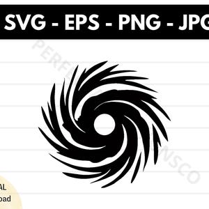 Orkaan silhouet svg-bestand, orkaan snijden svg-bestand voor cricut, orkaan overzicht clipart svg, orkaan vector svg eps png