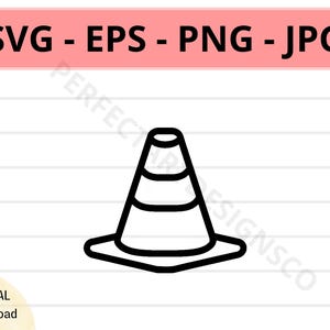 Veiligheidskegel pictogram Svg-bestand knippen, veiligheidskegel symbool, veiligheidskegel teken snijden Svg-bestand voor Cricut, veiligheidskegel Vector Svg Png Eps