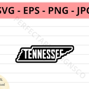 Tennessee pictogram Svg Cut-bestand, Tennessee symbool, Tennessee teken snijden Svg-bestand voor Cricut, Tennessee Vector Svg Png Eps