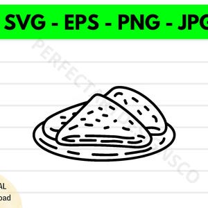 Tortillas Outline Svg, Tortillas Clipart, Tortillas Svg Na Koszulkę, Plik Svg Dla Cricut, Tortillas Cut File Svg Eps Png