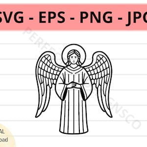 守護天使正教会アイコン SVG カット ファイル (Cricut 用)、シルエット、守護天使正教会サイン カット ファイル、守護天使正教会シンボル