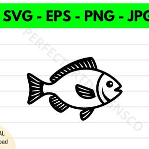 Fish Clip Art Svg File, Fish Clip Art Outline Svg, Fish Clip Art Clipart Svg, Fish Clip Art Svg Cut Files For Cricut And Silhouette Png