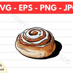 Cinnamon Roll Svg, Cinnamon Roll Vector, Cinnamon Roll Svg File For Cricut, Cinnamon Roll Outline, Cinnamon Roll Printable Art Design