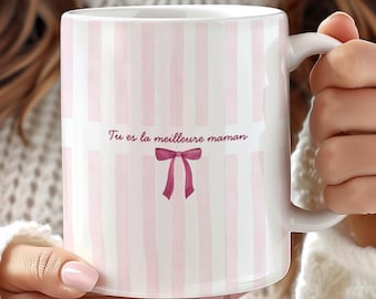 Personalized ceramic mug, Mother's Day gift, Birthday gift for women, End-of-year gift, Original gift, Souvenir