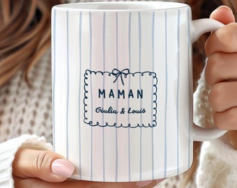 Taza de cerámica personalizada, regalo para el Día de la Madre, taza para mamá, Día de los Abuelos, regalo personalizado, regalo para la abuela, regalo para la tía, recuerdo