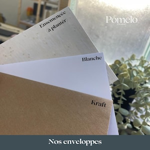 Carte message codé personnalisée, Carte pour annoncer une grossesse, un mariage, pour faire une demande de témoin ou marraine image 3