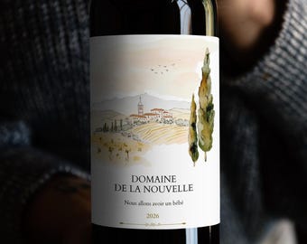étiquette bouteille personnalisable - Etiquette annonce - Etiquette à coller sur bouteille - Faites une annonce ou une demande originale