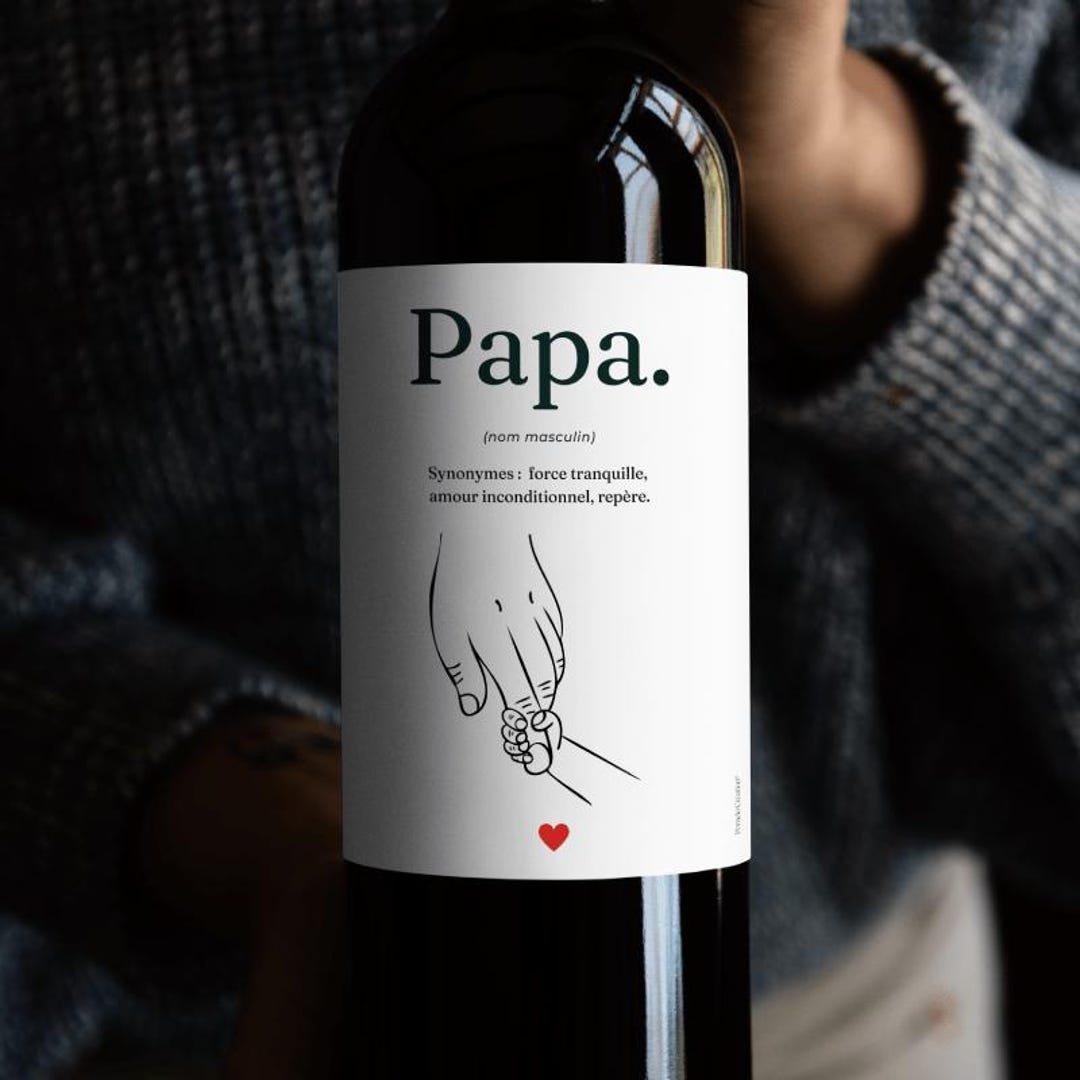 Original Dad Bottle Label, Father's Day Gift, Personalized Dad Gift ...