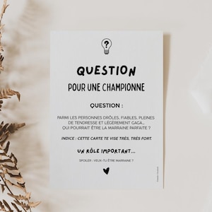 Ask for a Godmother - Question for a Champion Style - Original Card - Several Versions to Choose From