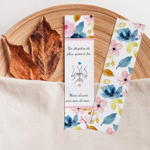Bookmark to say Thank you, Thank you school, Thank you nanny, Daycare and nursery gift, Thank you teacher, Nanny gift