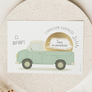 Carte à gratter personnalisable - Bon pour à gratter - Message personnalisée - Cadeau Tendance - Livraison Surprise - Annonce et Demande
