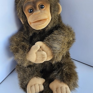 1994 Hosung Squeaking Monkey Hand Puppet