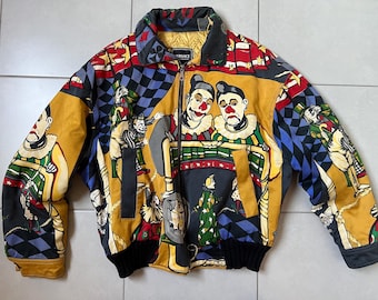 ジャケット・アウター VTG 80s VERSACE coat Vintage VERSACE Coat Versus Versace Jacket Black Faux Fur