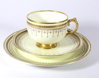 Art Deco Copelands Grosvenor (Jackson & Gosling) China Trio c1930s