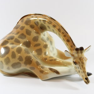 Lomonosov USSR Large Giraffe Figurine - Etsy Ireland