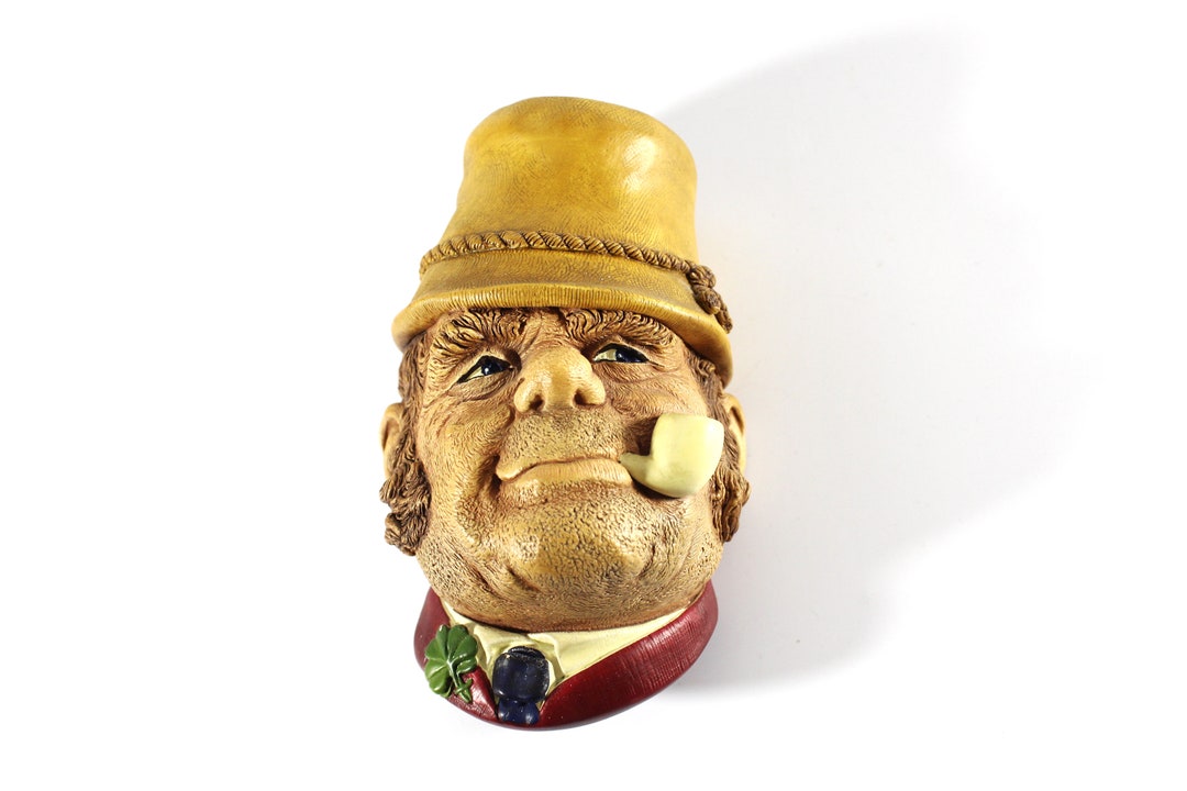 Paddy Bossons Chalkware Head / 1969 / Wall Plaque - Etsy UK