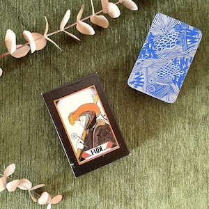 TAROT ACUARIANO Vintage años 70 | Baraja de tarot rara | Cartas del Tarot Palladini Art Déco