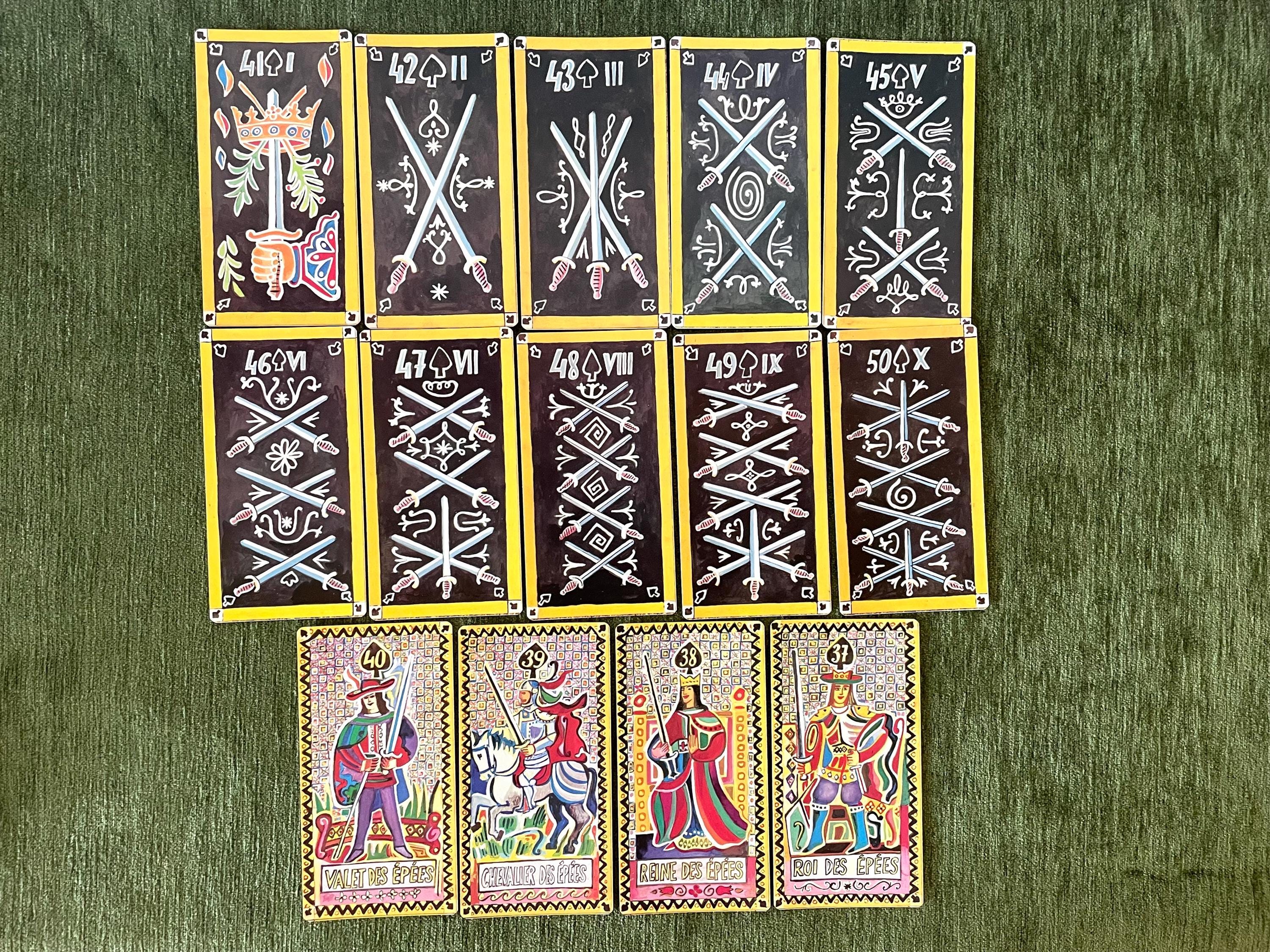 TAROT PIATNIK VIENNA 1974 | Vintage & Rare Surrealist Card TAROT PIATNIK VIENNA 1974 | Vintage & Rare Surrealist Card