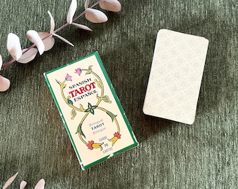 SPANISH TAROT 1978 | Vintage Rare Tarot Espanol by Fournier | Bilingual Spanish & English