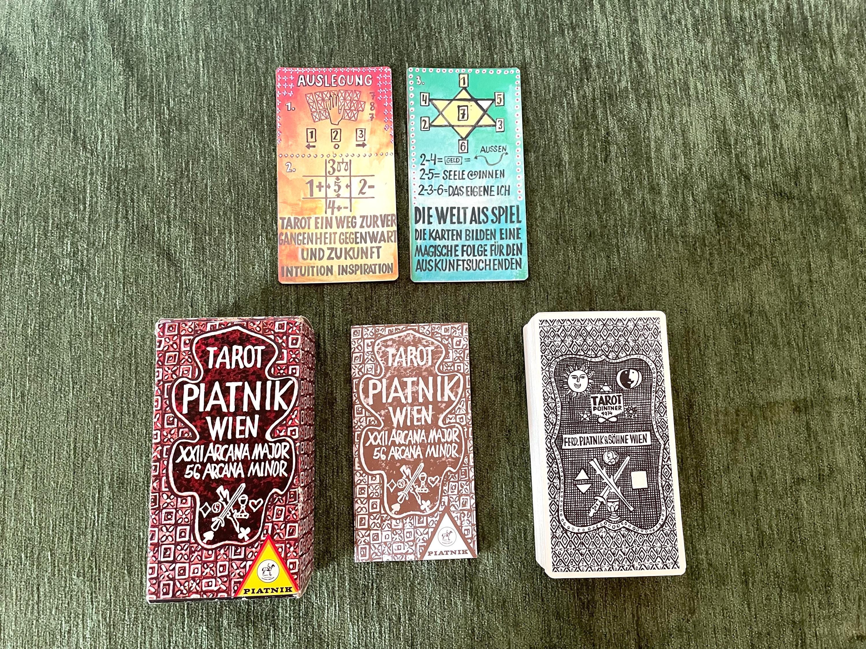 TAROT PIATNIK VIENNA 1974 | Vintage & Rare Surrealist Card TAROT PIATNIK VIENNA 1974 | Vintage & Rare Surrealist Card