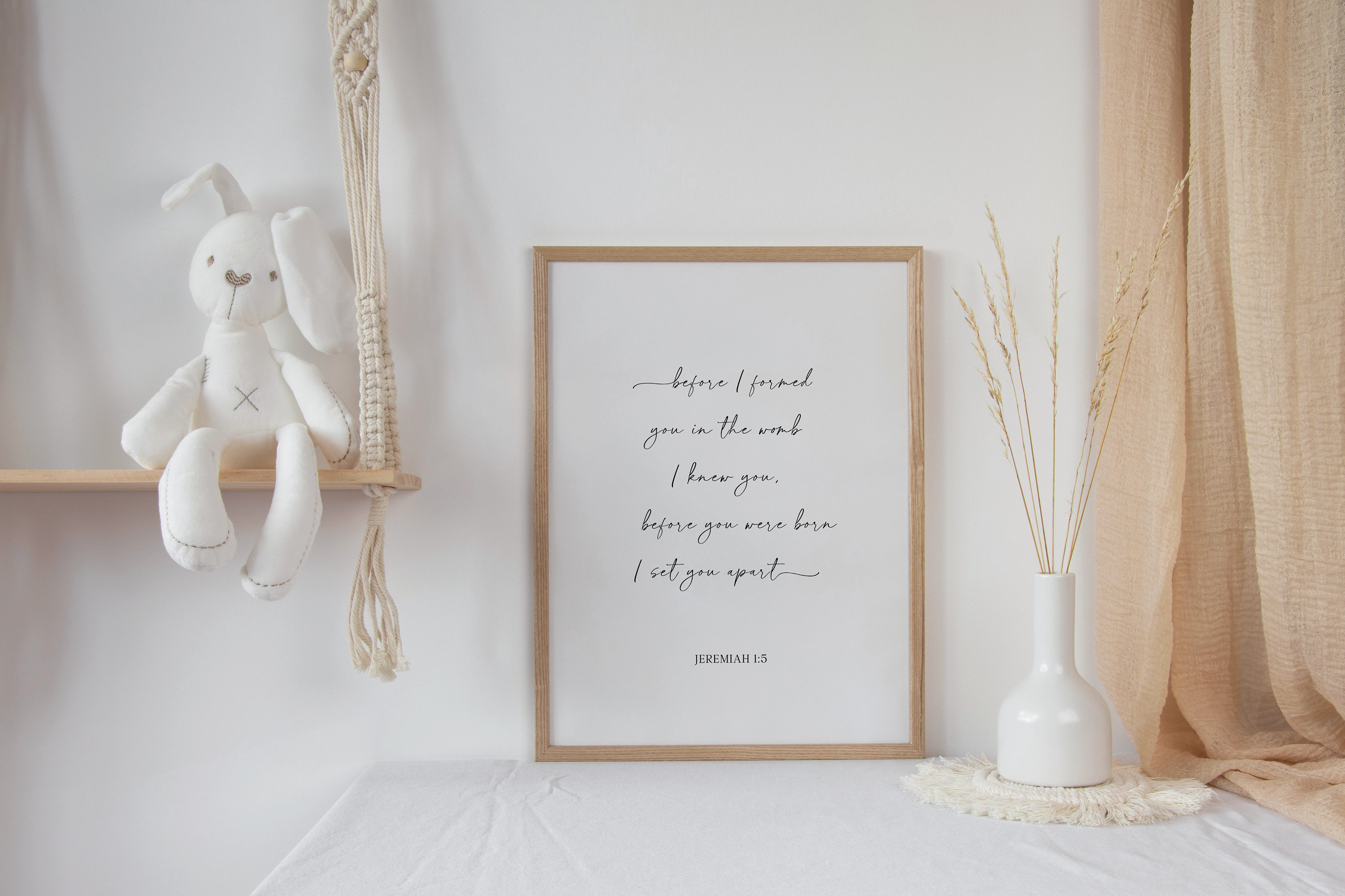 Jeremiah 15 Nursery Bible Verse Printable Nursery Etsy